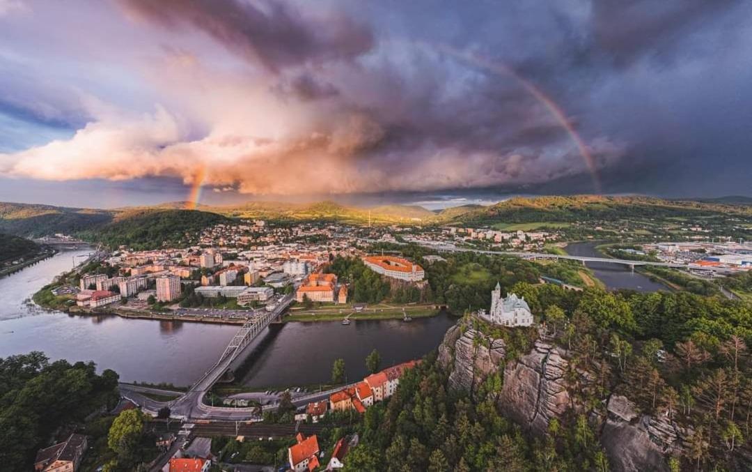 Chata Chlumik Decin Buitenkant foto